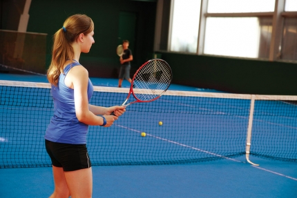 Tennishalle am Millstätter See beim Sporthotel ROYAL X – Naturhäuschen Leitner – Familienurlaub in Kärnten