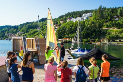 Segelschule beim Sporthotel ROYAL X – Urlaub am Millstätter See – Naturhäuschen Leitner – Urlaub in Kärnten am See
