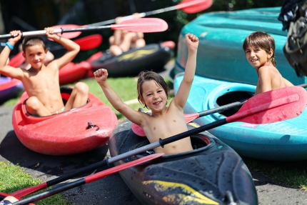 Kajak-Kurs beim Sporthotel ROYAL X – Urlaub am Millstätter See – Naturhäuschen Leitner – Urlaub in Kärnten am See
